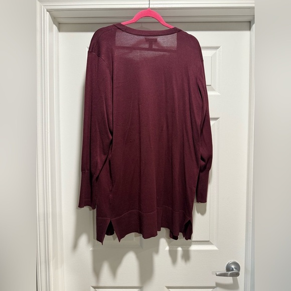 Nine West Maroon Cardigan - Picture 4 of 5
